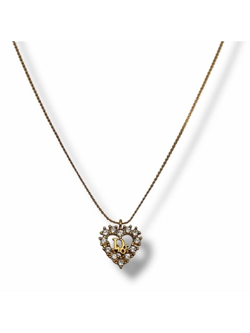 Gold Heart Pendant Necklace